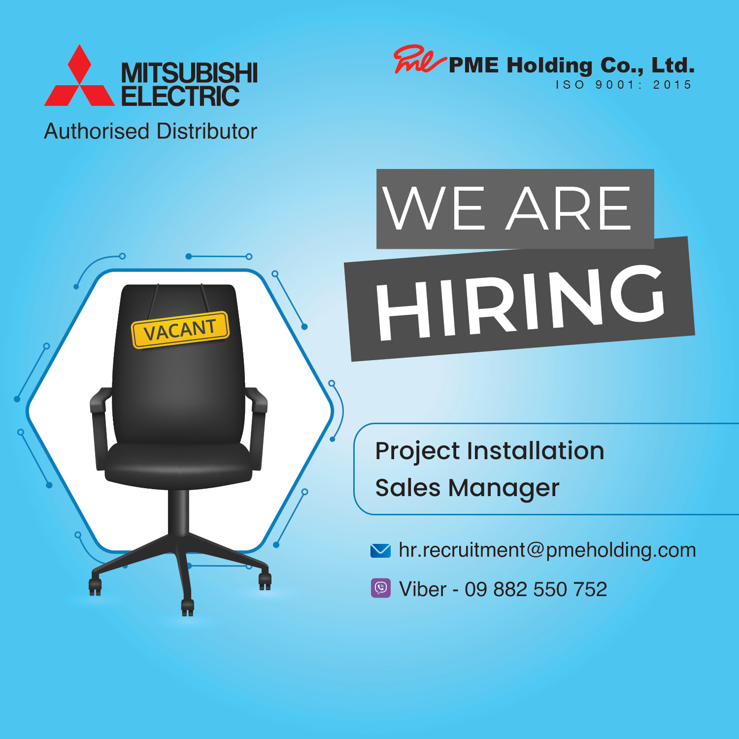 Installation Sales Management Join Our Team as Project Installation Sales Manager - PME Holding Co., Ltd